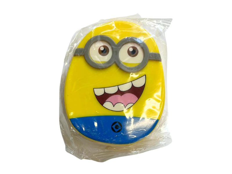 Estuche para lentes de contacto con forma de Minion, color: azul