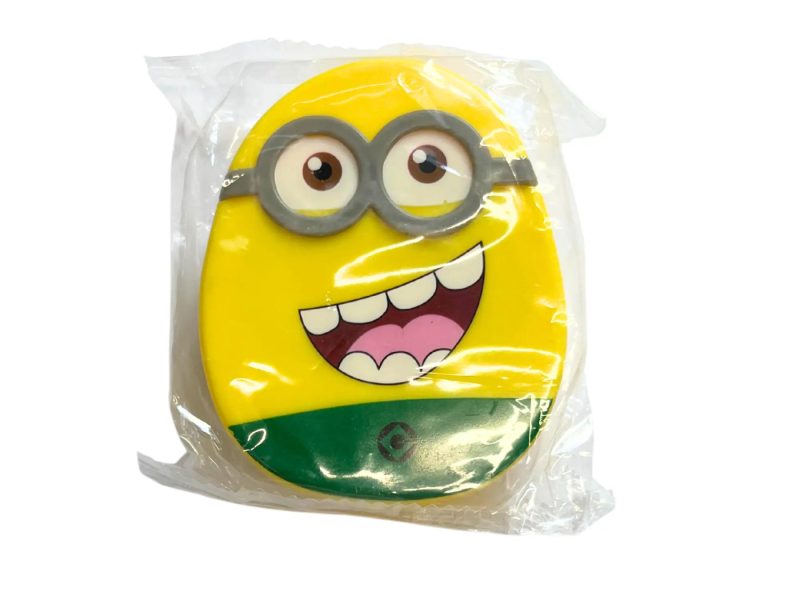 Estuche para lentes de contacto con figura de Minion, color: verde