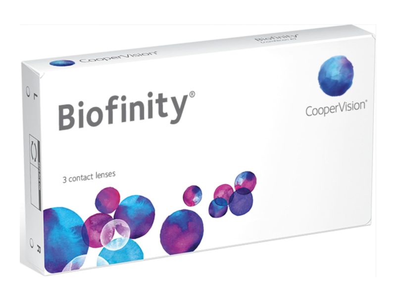 Biofinity (3 unidades), lentillas mensuales