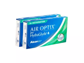   Air Optix plus HydraGlyde for Astigmatism (12 unidades), lentillas mensuales