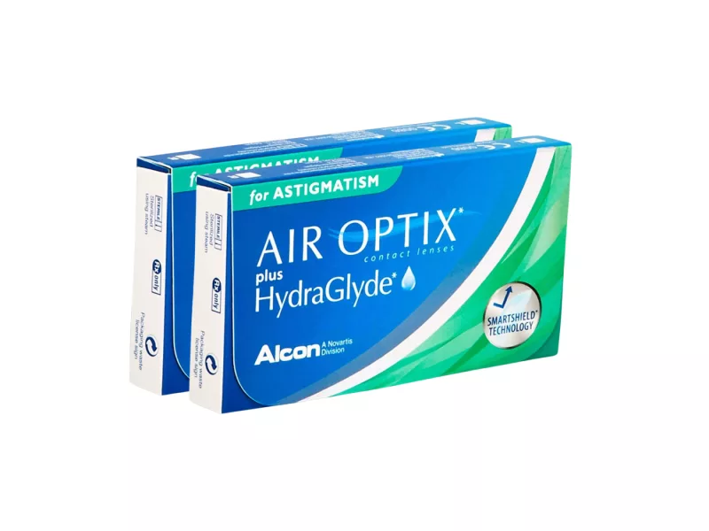 Air Optix plus HydraGlyde for Astigmatism (12 unidades), lentillas mensuales