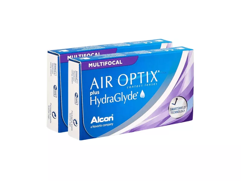 Air Optix plus HydraGlyde Multifocal (12 unidades), lentillas mensuales