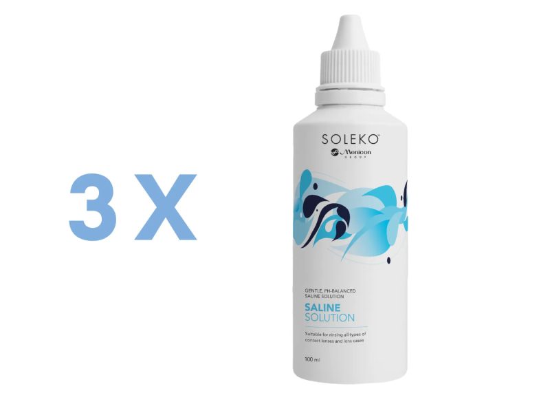 Soleko Saline (3 x 100 ml)