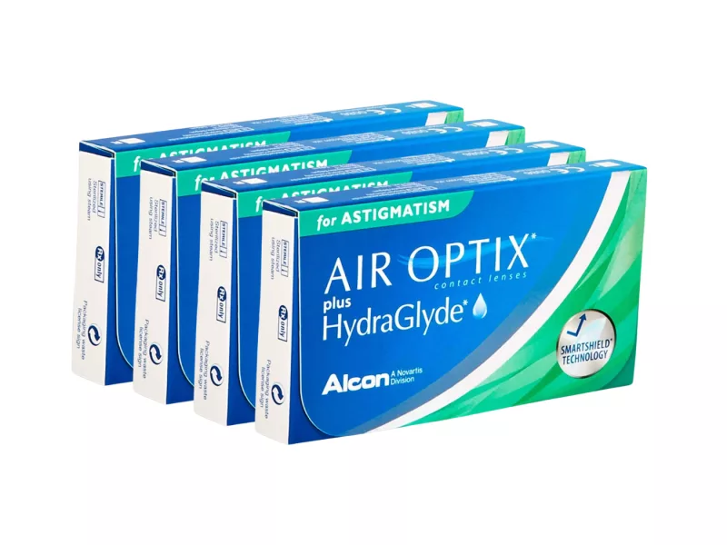Air Optix plus HydraGlyde for Astigmatism (24 unidades), lentillas mensuales