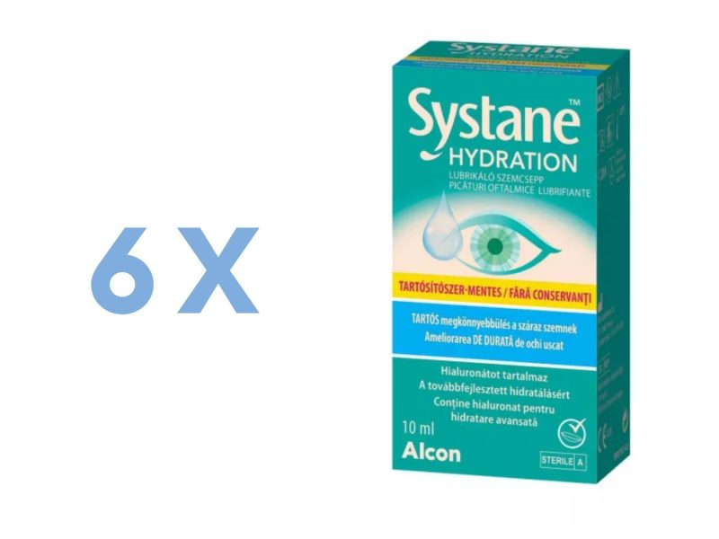 Systane Hydration sin conservantes (6 x 10 ml)