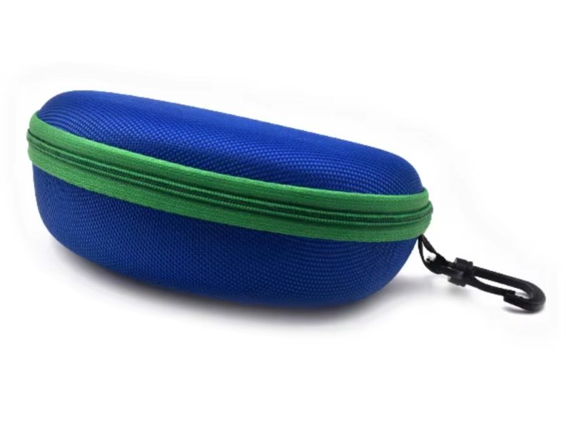 Estuche para gafas impermeable azul/verde