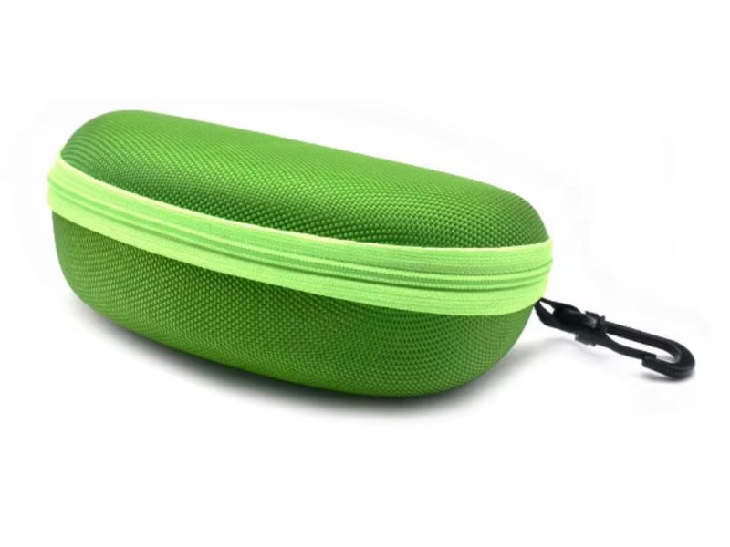 Estuche para gafas impermeable verde/verde