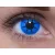 ColourVUE Crazy Party Azul(2 unidades) , cubierta, 3 lentillas mensuales - sin dioptrías 