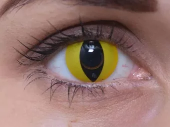   ColourVUE Crazy Ojo de gato (2 unidades) , cubierta, 3 lentillas mensuales