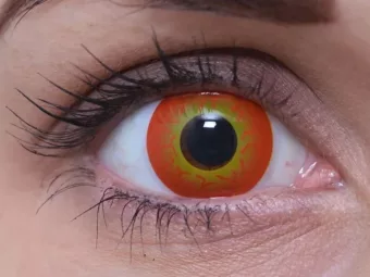   ColourVUE Crazy Darth Maul (2 unidades) , cubierta, 3 lentillas mensuales - sin dioptrías 