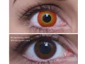 ColourVUE Crazy Darth Maul (2 unidades) , cubierta, 3 lentillas mensuales - sin dioptrías 