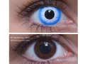ColourVUE Crazy Lightening (2 unidades) , cubierta, 3 lentillas mensuales - sin dioptrías 