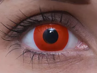   ColourVUE Crazy Diablo Rojo (2 unidades) , cubierta, 3 lentillas mensuales