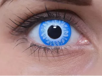   ColourVUE Crazy Underworld Selene (2 unidades) , cubierta, 3 lentillas mensuales - sin dioptrías 