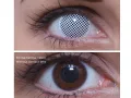 ColourVUE Crazy Pixel Blanco (2 unidades) , cubierta, 3 lentillas mensuales - sin dioptrías 
