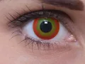 ColourVUE Crazy Wildfire (2 unidades) , cubierta, 3 lentillas mensuales - sin dioptrías 
