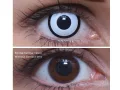 ColourVUE Crazy Zombi blanco (2 unidades) , cubierta, 3 lentillas mensuales