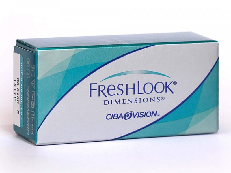 FreshLook Dimensions UV (2 unidades), lentes de contacto mensuales de color