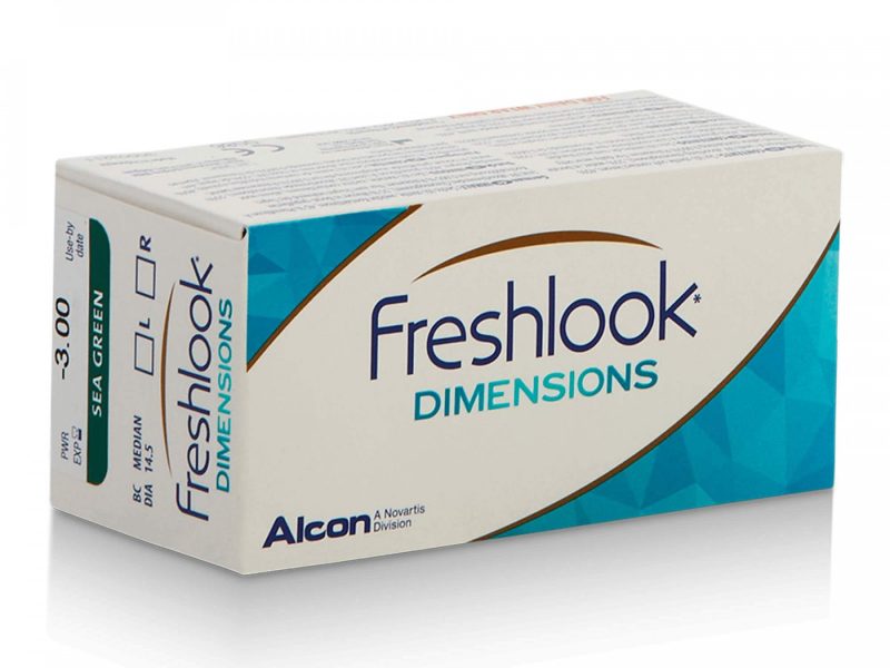 FreshLook Dimensions UV (6 unidades), lentes de contacto mensuales de color