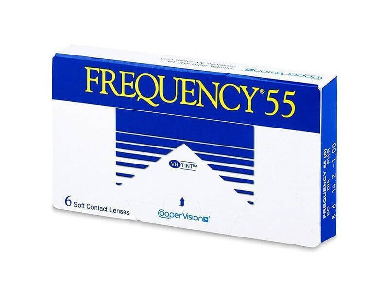 Frequency 55 (3 unidades), lentillas mensuales