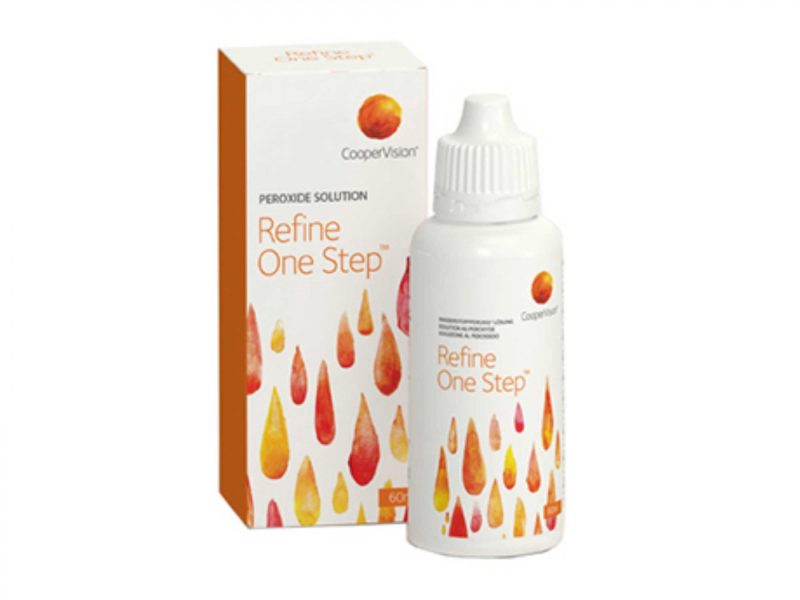 Refine One Step (60 ml), solución y estuche para lentillas