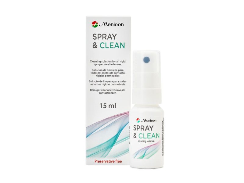 Spray & Clean (15 ml), limpiador intensivo - para lentillas duras