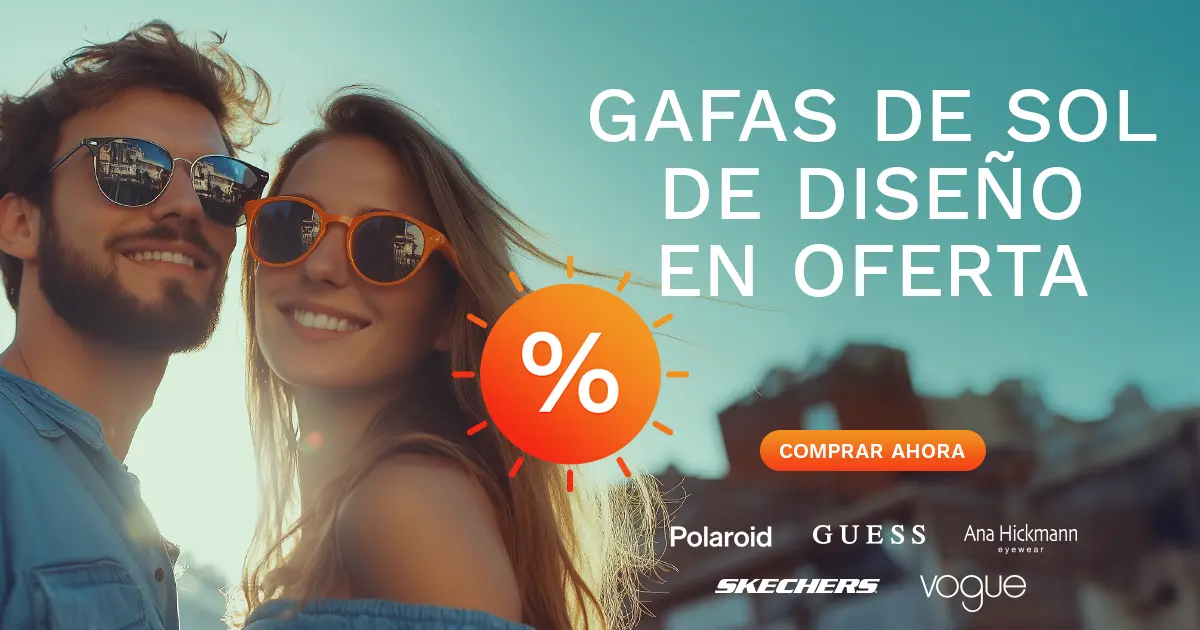 Oferta de primavera en gafas de sol